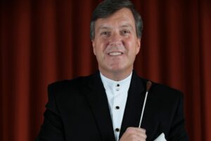 Photo of Professor Nicholas Childs conductor of Black Dyke Band